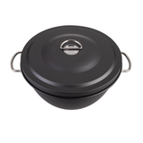 Kitchen Stainless Steel Pudding Steamer Christmas Xmas Fruit Cake Bowl 2.0 L BLK