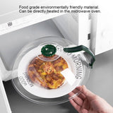 White Microwave Food Dish Anti-Splatter Cover Guard Lid Steam Vents Plate Covers