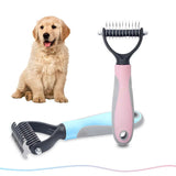 New Dog Pet Cat Fur Dematting Grooming Deshedding Trimmer Tool Brush Assorted