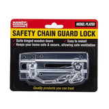 1PK Door Chain Lock Mechanism Chain Guard Lock Handy Hardware -14x 9x 1.5cm