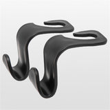 4x Car Back Seat Headrest Hanger Storage Groceries Bag Handbag Hooks Plastic