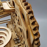 Roller Coaster Technology-driven Handmade DIY Wooden Gifts 3D Toys Experiment