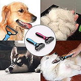 New Dog Pet Cat Fur Dematting Grooming Deshedding Trimmer Tool Brush Assorted