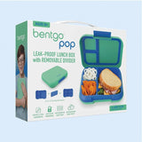 Lunch Box Bentgo Pop with Removable 3/4 Divider Leak-Proof - Spring Green/Blue