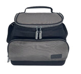 Sachi Rugger Insulated Cooler Bag 12L Black and Silver