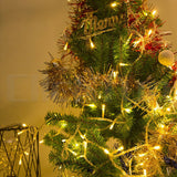 Warm White 500LED 100M Waterproof Christmas Fairy String Lights Wedding Garden