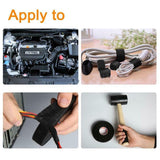 4pcs Adhesive Cloth Fabric Tape Cable Loom Wiring Harness For Car Auto 19mmx 15M