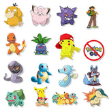 50x Pokemon Go Friends Pikachu Vinyl Decal Mix Kid Stickers Laptop Phone Bottle