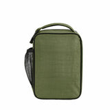 1x Insulated Lunch Snack Tote Bag Thermal Cooler Carry School - Olive