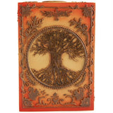 Tree of Life Design Wooden Box Jewellery Tarot Cards Stones Crystal