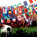 100 Countries String Bunting Flag International World Flags Bar Party Banner 25m - Multi