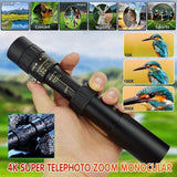 4K 10-300X40mm Super Telephoto Zoom Monocular Telescope Without mini Tripod