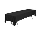 Rectangle Tablecloth Polyester Table Cloth Cover Decorative Dining Parties Event