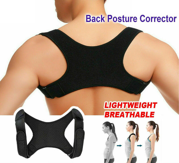 Posture Corrector Women Men Shoulder Brace Back Support Strap Belt Adjustable