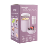 Bentgo Snack Cup with Top Compartment Lunch Box Food Container Orchid 590ml