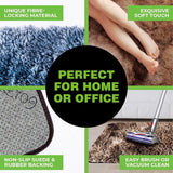 1x Mat Cosy Synthetic Fur Floor Soft Luxurious Home Master - Brown 90cm x 50cm