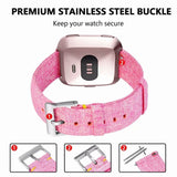 Fitbit Versa/2/Lite Replacement Band Fabric Watch Sports Strap Wristband Pink