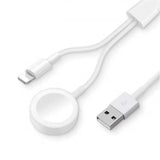 2 in 1 Apple Charger iPhone Watch iWatch 8 7 6 5 4 3 Magnetic Charging Cable