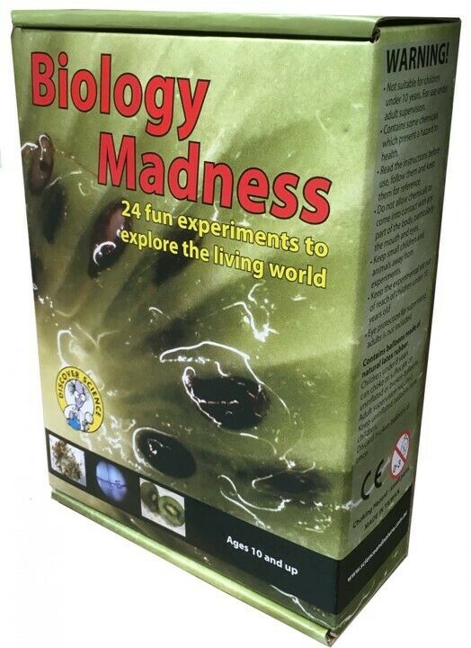 Biology Madness Kit Kids Discovery Zone Science With 24 Fun Experiments