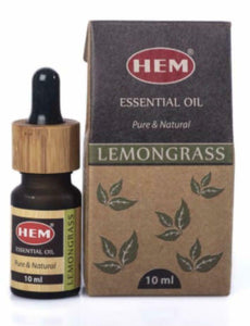 HEM Lemon Grass Essential Oil Pure & Natural Aromatherapy Diffuser 10ml