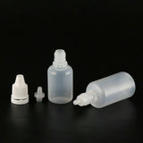 50x Clear Empty Plastic Dropper Bottles Squeezable Drop Liquid Container 5ml