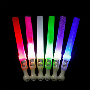 2x Glow Sticks Light 15 Pattern Stick LED Lamp Lantern Concert Party Prop Gift