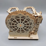 Roller Coaster Technology-driven Handmade DIY Wooden Gifts 3D Toys Experiment
