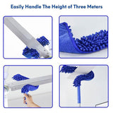 Duster Cleaning Brush Flexible Bendable Handle Soft Dust Cleaner Ceiling Fan