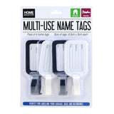 8X Luggage Tag Travel ID Tags Address Name Label Bag School Backpack Multi-Use