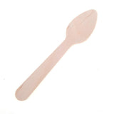 150x Eco Wooden  Teaspoons  Biodegradable Naturural Eco Friendly Food Mini Spoon