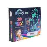 Lil Dreamers Dino Island's 3D Illuminate Drawing Board Kids Toy