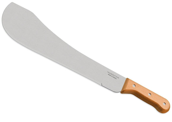 Tramontina 15 Bolo Machete With Wooden Handle Carbon Steel Blade