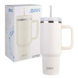 Oasis Stainless Steel Double Wall Insulated Commuter Tumbler 1.2L - Alabaster
