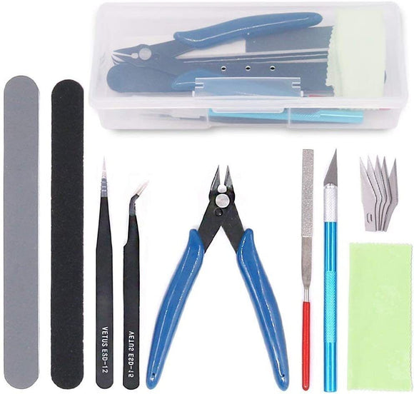 9 Pcs Gundam Model Tools Kit Hobby Building Tools Craft Set Repairing Fixing