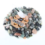 Decorative Pebbles Stones Garden Walkway Aquarium Fish Tank Mixed Colour 500g