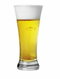 6x Schooner Beer Glass Clear Bira Drinking Glasses 380ml