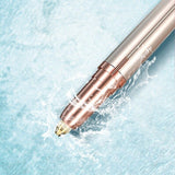 PINK Electric Eyebrow Trimmer Finishing Touch Flawless Brows Hair Remover LED Light