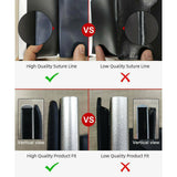 Leather Credit Card Holder Men's Money Cash Wallet RFID Blocking Purse Black