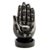 Hamsa Hand Ceramic Backflow Cone Incense Holder