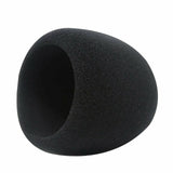 5pcs Universal Pop Filter Windscreen Microphone Sponge Foam Cover Black 7x6cm