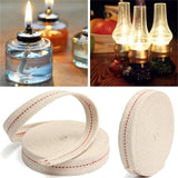 Flat Cotton Oil Lamp Lantern Wick For Kerosene Burner Lighting Pratical 4.5m x 2cm