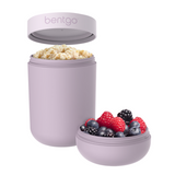 Bentgo Snack Cup with Top Compartment Lunch Box Food Container Orchid 590ml