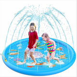 Kids Splash Sprinkler Water Play Pad Mat Inflatable Spray Pool Toy 170cm - Asstd