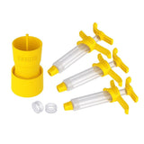 Bike Bleeder Hydraulic Disc Brake Kit Metal Joint Funnel Adapter Repair Tool