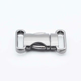 5x Metal Side Release Buckle Slider Clip Webbing Strap Paracord Bracelet Collar