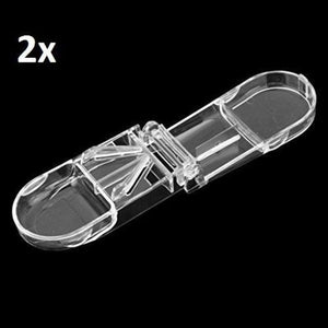 2PCs Vitamin Medicine Storage Box Pill Cutter Tablet Splitter Divider Portable