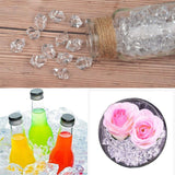 300x Fake Acrylic Ice Cube Artificial Wedding Party Photography Display Clear