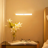 LED Motion Sensor PIR Cordless Night Light Closet Battery Powered Warm White