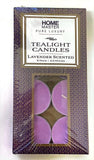 Home Master 8PCE Tealight Candles Home Décor Party Wedding Lavender Scented