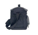 Sachi Rugger Insulated Cooler Bag 12L Black and Silver